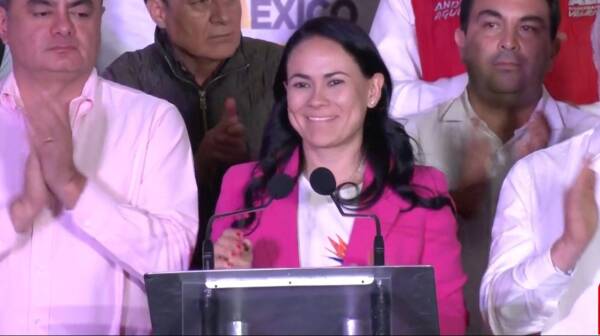 Alejandra del Moral, candidata del PRI, PAN y PRD al gobierno del Edomex admitió que los resultados de la jornada electoral no le favorecieron