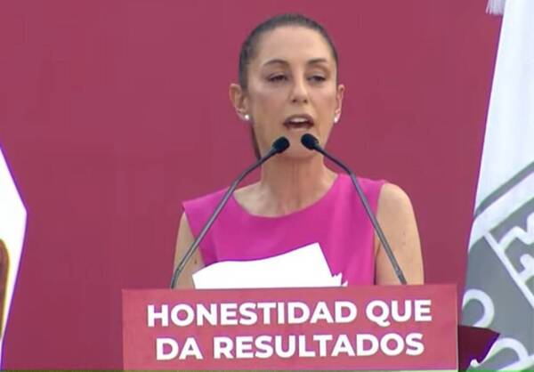 Durante un encuentro ciudadano en el Monumento a la Revolución, Claudia Sheinbaum resaltó los principales logros de su administración