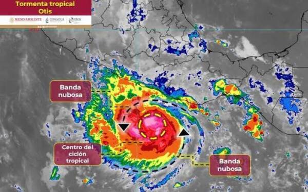 tormenta tropical otis